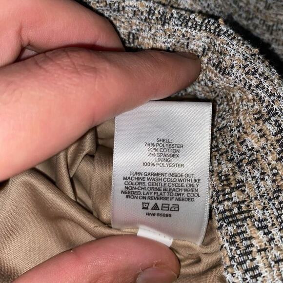 Express Tweed Neutral High Rise Skirt | Sz XS, NWT - Picture 7 of 7